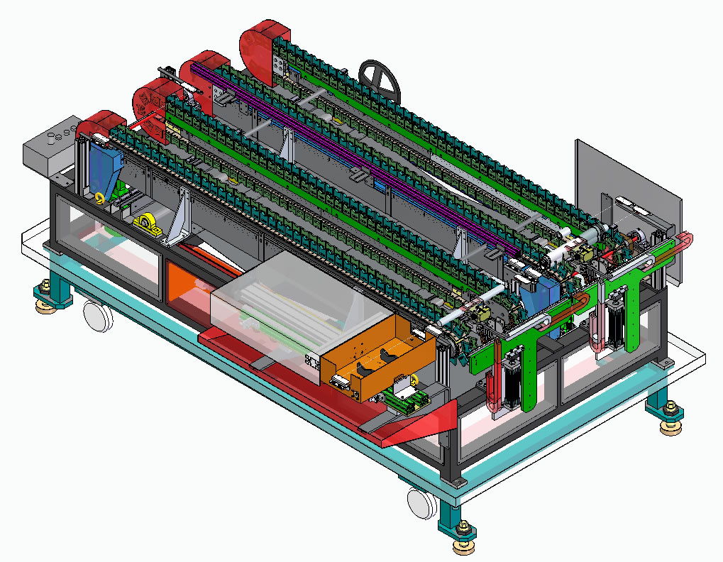 Grinding machine feeder gantry