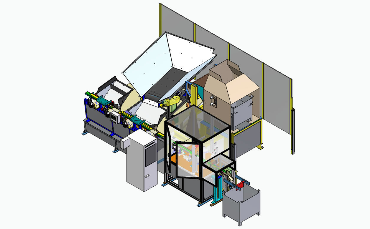 Parts feeder system for extraneous object control